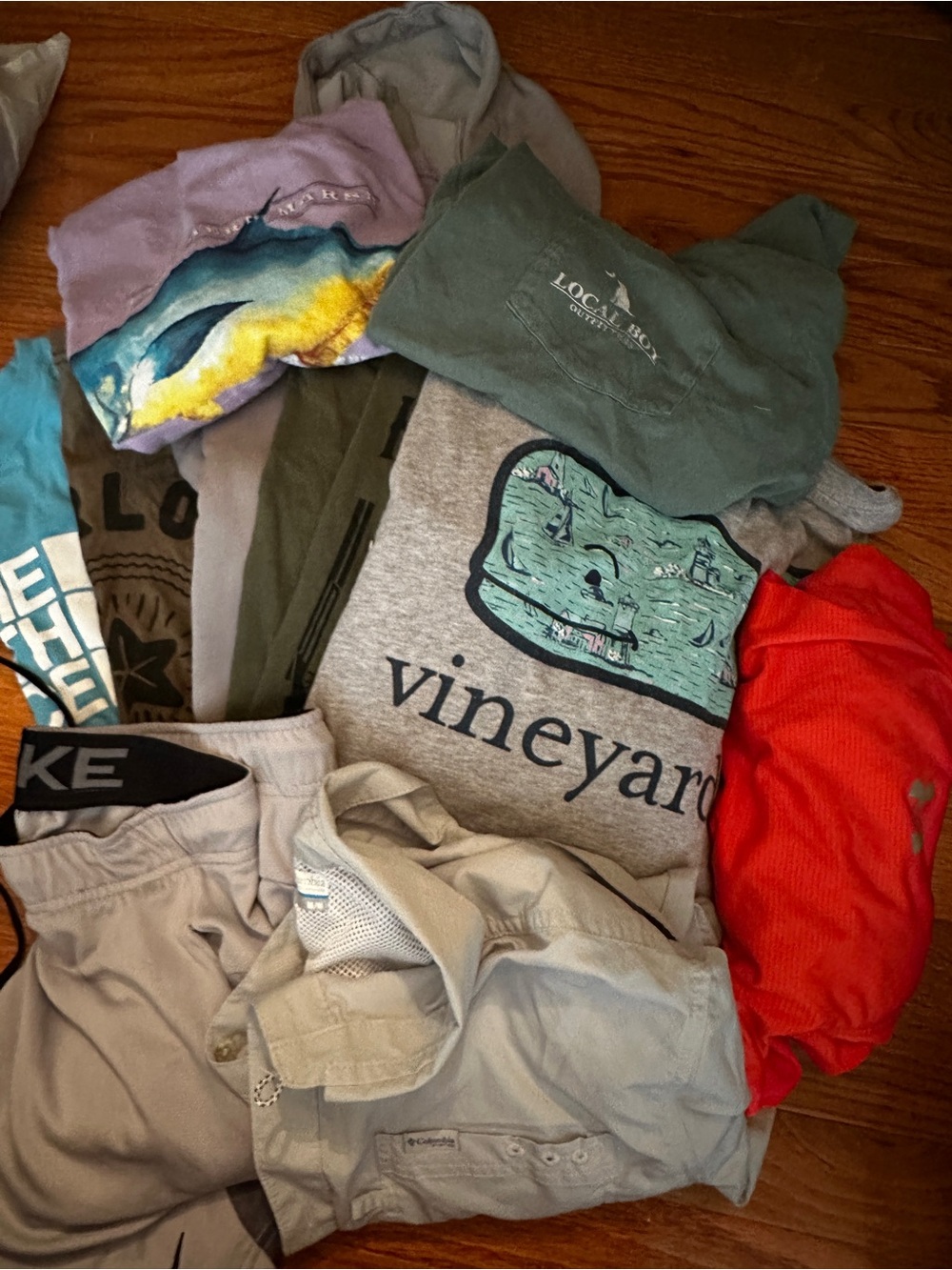 Men’s Graphic Tees Including Vineyard Vines, Local Boys, Southern, NorthFace